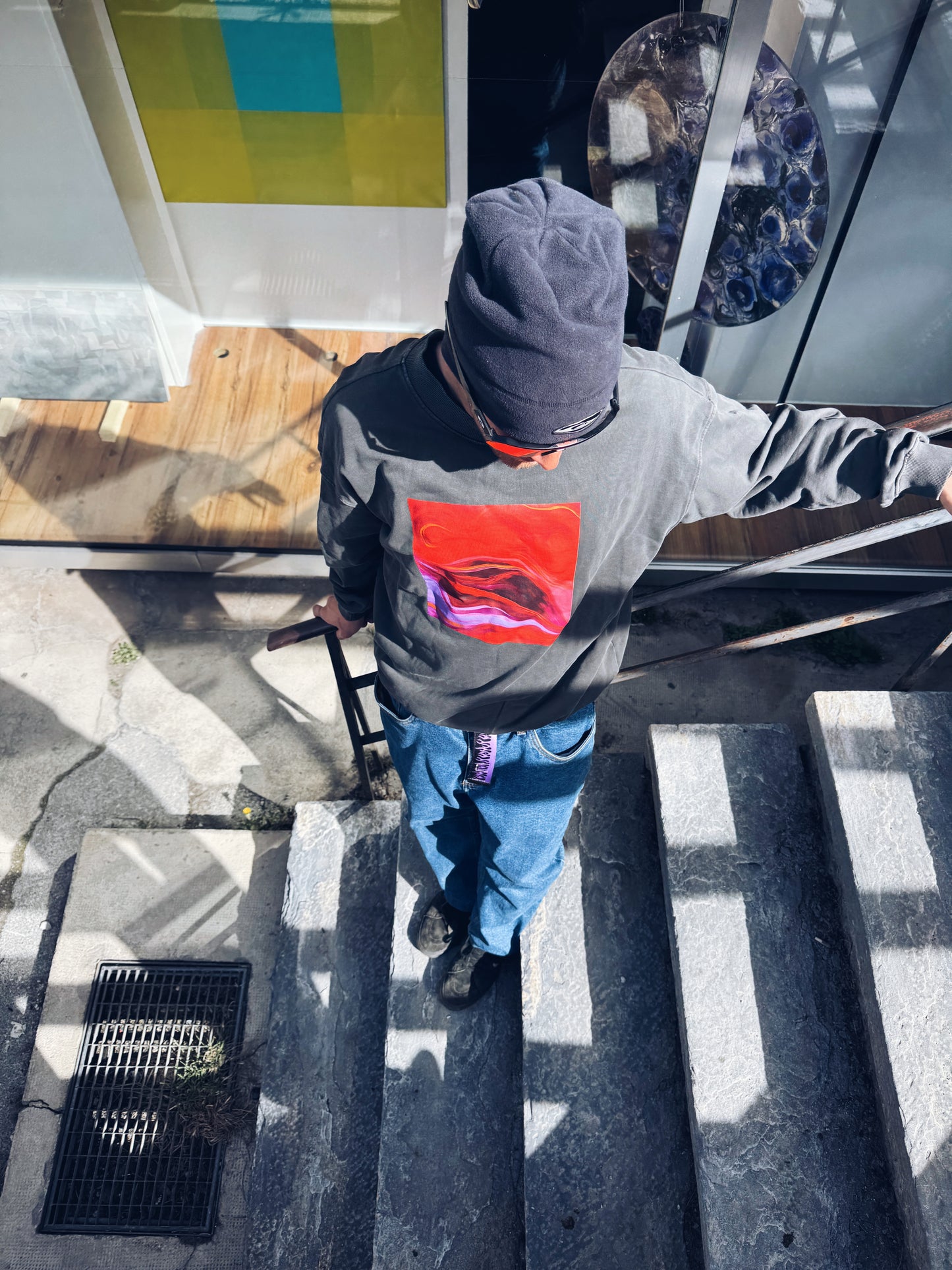 Crossed Paths Oversized Sweatshirt